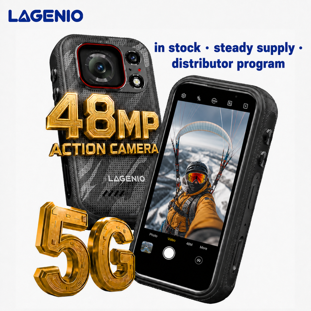 LAGENIO Eagle Pro Action Camera 48MP 5G IP68 Distributor Trade Assurance Wholesale Waterproof Rugged Phone