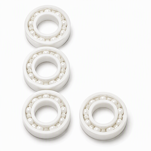 Roulement à billes ouvert en plastique 6010 50x80x16mm, anneaux en PP PE, billes en verre, sans rouille, non magnétique, pour applications de lavage à l'eau et machines alimentaires - Product Image 2