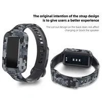 Sangle de protection pour Redmi Band 2 3, bracelet intégré à dégagement rapide, ceinture en silicone confortable et respectueuse de la peau, bracelet intelligent de sport