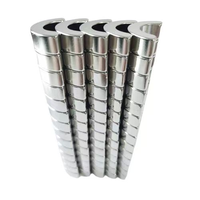 Aimant permanent en néodyme Yong King, assemblage de rotor magnétique en arc, grade N35, résistant aux hautes températures, argenté, diamètre 33 mm, directement de l'usine