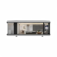 Conteneur Capsule Spatiale Personnalisé E5 en Acier avec Double Vitrage 6+12+6mm, Respirant, pour Cuisine, Supermarché, Centre Commercial, École, Salon