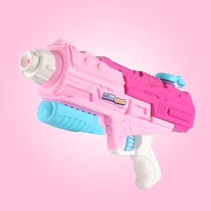 QS811-12 Pistola ad Acqua Elettronica Estiva da Spiaggia in Plastica Rosa Realistica con 3 Ugelli a Balestra per Bambini - Product Image 6