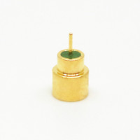 Conector Coaxial RF Macho Recto con Sello Hermético Chapado en Oro, Tipo Blind Mate, 50 Mini SMP