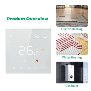 Termostato Inteligente Wifi TYSH Tuya para Calefacción por Suelo Radiante, Control de Temperatura Digital Táctil LCD para Google Home y Alexa - Product Image 3