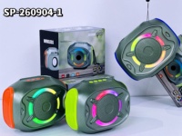 Haut-parleur Bluetooth RGB portable, batterie 1200 mAh, haut-parleur sans fil portable pour le camping et les voyages, prend en charge la lecture TWS, FM, TF, USB