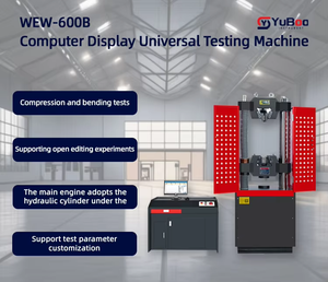 Máquina de Ensayo Universal WAW-300B, Capacidad de 300kN, Pruebas de Tracción, Compresión y Flexión de Metales y Plásticos, 1 Año de Garantía, Origen China - Product Image 5