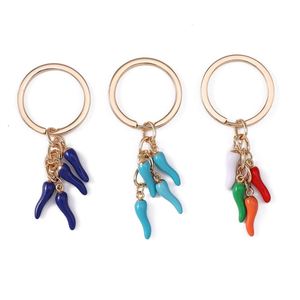 Wholesale Fashion Simulation Chili <b>Keychain</b> - Simple Minimalist Metal Food <b>Keychain</b> for <b>Personalized</b> Bag Pendant - Product Image 5