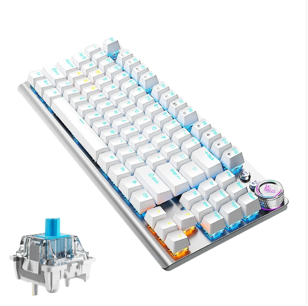 Arbre vert blanc silve