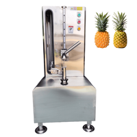 Elektrische commerciële fruitenschiller, automatische ananas-schilmachine voor op het aanrecht