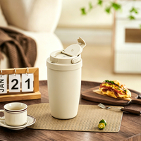 Gobelet isotherme en acier inoxydable personnalisé avec logo, 400 ml, double paroi, isolation sous vide, mug de sport sans BPA, vente en gros