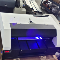 Printer Uv A4 Otomatis Penuh untuk Casing Ponsel Botol Cetak Kepala Epson
