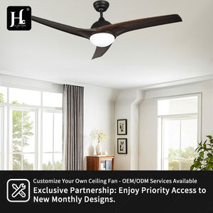 Ventilateur de plafond minimaliste moderne, nouveau design, blanc, avec éclairage et bande acrylique. - Product Image 5