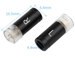 1คู่2พินเสียบหูฟังแจ็คเสียงสำหรับ IE8 IE8I หูฟัง IE80อะแดปเตอร์เปลือกแข็งฝ้า - Product Image 2