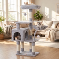 Griffoir pour chat en sisal naturel, coins arrondis, sûr pour les familles, vente en gros