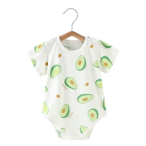 Nuevo Estilo de Ropa de Verano para Bebés, Mamelucos de Algodón de Manga Corta para Bebés, Colores y Estampados Aleatorios, Bodys - Product Image 2
