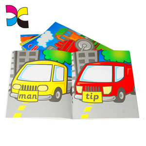 Livre brodé à cheval personnalisé pour enfants sur le thème des voitures, impression offset de haute qualité, <span class=keywords><strong>livret</strong></span> direct usine pour enfants - Product Image 2