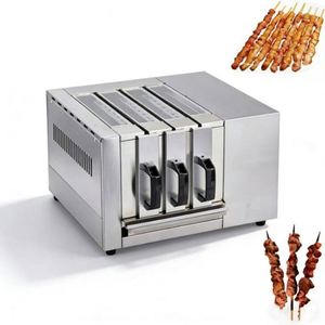 Brochettes de barbecue de différentes tailles en métal avec manche en bois pour grillades au charbon de bois et cuisson au four à tiroir, machine à kebab - Product Image 3