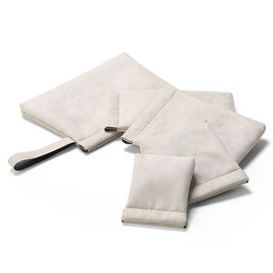 DIGU haute qualité Logo personnalisé imprimé flanelle pochette à bijoux sac de rangement de bijoux pour collier bague - Product Image 3