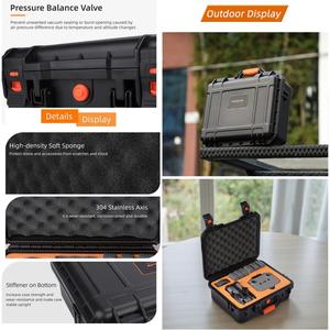 Bolsa de Transporte Rígida y Segura para Drones <span class=keywords><strong>DJI</strong></span> Air 3/3S/Neo AQX-15/17/<span class=keywords><strong>Mini</strong></span> 4 Pro/<span class=keywords><strong>Mini</strong></span> 5 Pro, Gran Capacidad, Impermeable, Resistente a Impactos - Product Image 5