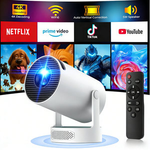 Projecteur portable HY300 Pro 1080P compatible Android 11 WiFi6 BT5.4 270 °   Rotation compatible avec <span class=keywords><strong>TV</strong></span> Stick/ordinateur portable - Product Image 1