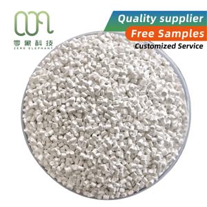 하이 퀄리티 화이트 마스터 배치 우수한 적용 범위 혁신적인 플라스틱 안료 입자 성형 용 정전기 방지 Caco3 PP/PE 분말 - Product Image 3