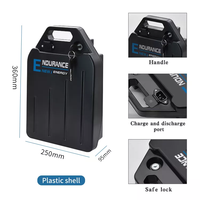 Batterie Li-ion Lithium 48V 52V 60V 15Ah 20Ah 30Ah pour Vélo Électrique Citycoco, Scooter et Pack de Batteries pour E-Bike
