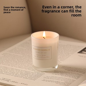 Bougie d'aromathérapie Advanced <span class=keywords><strong>Sense</strong></span> en forme de tasse, semi-fait main, en cire de soja, parfumée, cadeau d'accompagnement pour anniversaire et mariage, pour l'intérieur - Product Image 2