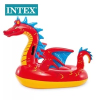Bouée gonflable écologique pour enfants et adultes, dragon cracheur de feu, pour la piscine