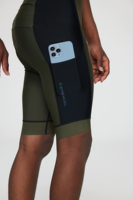 SPEXCEL 2022 Nouveaux shorts de cyclisme Cargo BIB pour longues distances, route, VTT, avec rembourrage italien haute densité, vert et noir