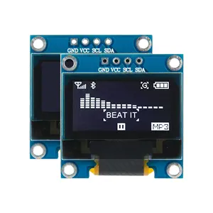 Modulo display OLED da 0.96 pollici con risoluzione di 128x64 I2C interfaccia Bianco 4p