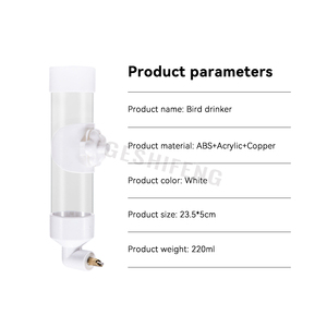 Bebedero <span class=keywords><strong>para</strong></span> Aves de Nuevo Estilo Geshifeng, Bebedero Automático <span class=keywords><strong>para</strong></span> Mascotas, <span class=keywords><strong>Palomas</strong></span>, Loros, Codornices, Pollos, Fuente de Agua <span class=keywords><strong>para</strong></span> Colgar - Product Image 3