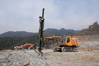 Foreuse de mine à ciel ouvert Kaishan KL511 pour l'exploitation minière lourde et le forage de trous de brise-roche en montagne