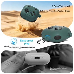 Funda Protectora Compatible con 4 Auriculares, Estilo Gaming, Silicona de Gel Transparente, Diseño de Dibujos Animados - Product Image 4