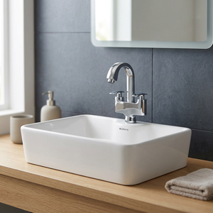 Vistar-lavamanos de porcelana para baño, modelo 516-Ove, champú, Lavabo, producto sanitario, precio de fábrica - Product Image 2