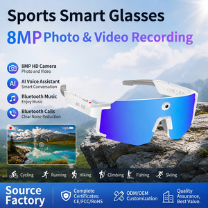 แว่นตา<span class=keywords><strong>แปล</strong></span>ภาษา AI พร้อมผู้ช่วยเสียงแบบเรียลไทม์ กล้อง 8MP ระบบตัดเสียงรบกวน ENC สำหรับการเดินทางและธุรกิจ รุ่น M14 - Product Image 1