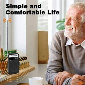 Factory Portable AM FM Pocket Radio 0-5W ABS Custom Color Logo Radio for Elderly Home Hotel Bathroom Travel Rechargeable - Product Image 6