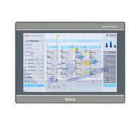 Panel de Control PLC con Pantalla Táctil Kinco G2121E2 de 12.1 Pulgadas, Automatización Industrial HMI, Doble Ethernet, 4G para Interfaces Hombre-Máquina