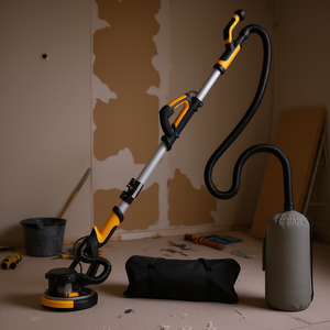 Lijadora Eléctrica para Paneles de Yeso, 780W, 900-1800 RPM, Velocidad Variable, Lijadora Industrial para Pisos con Mango Extensible - Product Image 2