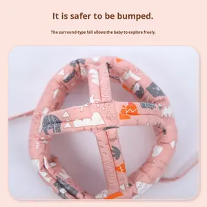 Gorro Protector Anticaídas y Anticolisión de Bambú para Bebé, Seguro, Transpirable, Lavable, para Todas las Estaciones - Product Image 2