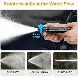 Buse de tuyau d'arrosage haute pression en métal, tête de pulvérisation réglable en angle de 0,75 pouces pour le lavage de voitures et l'utilisation en extérieur - Product Image 5