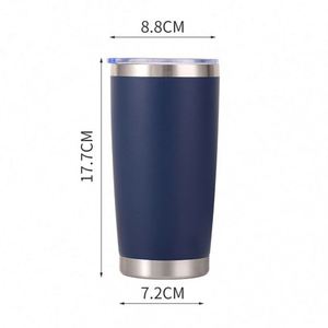 Travel <b>Coffee</b> Mug for Car 20Oz Stainless Steel Insulated Double Wall Vacuum Leak Proof Spill Tumbler ASM25 - Product Image 1