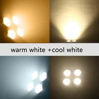 4X100W Blinders Étanche Scène Dmx512 Led Audience Cob Stage Blinder Lumière Blanc Chaud + Blanc Froid Réglable