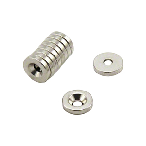 <span class=keywords><strong>Aimant</strong></span> en néodyme personnalisé N35-N52, <span class=keywords><strong>aimant</strong></span> circulaire rond en néodyme avec trou fraisé pour vis - Product Image 5