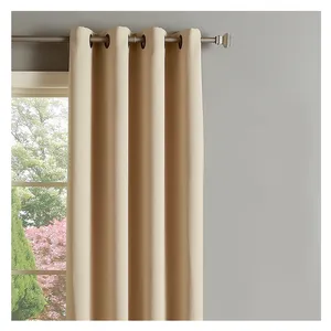 Cortina de tiras de pvc modernas, cortinas blancas de estilo europeo de lujo, telas opacas de poliéster para cortinas