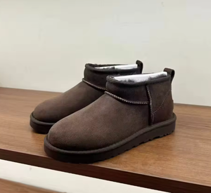 Stivali in Pelle di Pecora per Donna, Scarpe Invernali in Lana, Vendita <span class=keywords><strong>Online</strong></span> T - Product Image 3