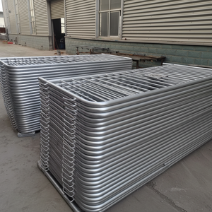 รั้วกั้นฝูงชนเหล็กชุบสังกะสี สำหรับงานอีเว้นท์ คอนเสิร์ต การรวมตัวของประชาชน ไซต์ก่อสร้าง - Product Image 2