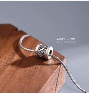 Collar de Seis Palabras para Hombre, Colgante Cilíndrico, Collares Budistas con Mantra Vintage, Amuleto de la Suerte de Acero Inoxidable, Joyería Masculina - Product Image 6