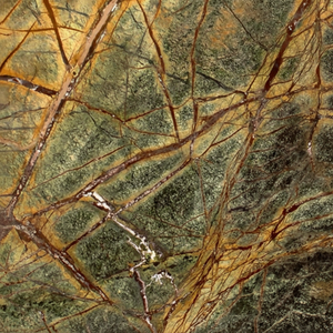 Belle boîte de rangement en marbre brun Rain Forest avec surface adoucie par couvercle - Product Image 1