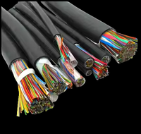 10/20-500 Pares de Cables de Comunicación Subterráneos CAT3/CAT5 de 0.6MM con Armadura de Gel de Cobre, Revestimiento de PE/PVC, Impermeables y Rellenos de Gel