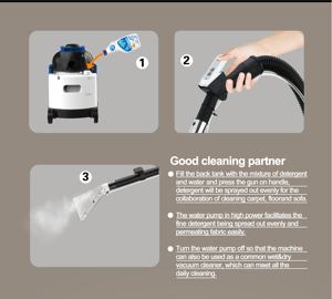 20 L Mejor <span class=keywords><strong>Precio</strong></span> <span class=keywords><strong>Lavado</strong></span> Alfombra y Asiento de <span class=keywords><strong>Coche</strong></span> Champú Aspirador Fábrica para Sofá y Alfombra Tapicería Al Por Mayor - Product Image 6